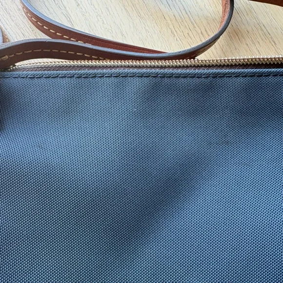 Dooney & Bourke Navy and Tan Crossbody Bag - Picture 8 of 11